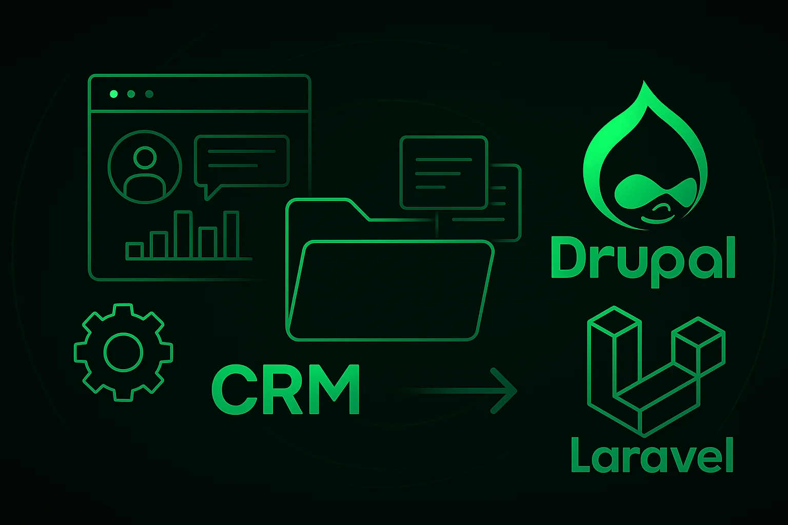 CRM-системы и бизнес-приложения на Drupal / Laravel